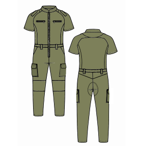 Moldes de confeccion para UNIFORMES Mamelucos
